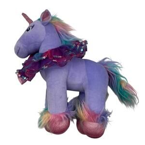 Build A Bear Purple Unicorn